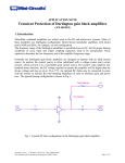 AN60-034 - Transient Protection of Darlington gain block amplifiers