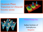 Quantum Phase Transitions in Ultracold Bosonic Atoms
