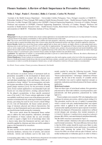 Fissure Sealants: A Review of their Importance in Preventive Dentistry