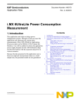 i.MX 6UltraLite Power Consumption Measurement