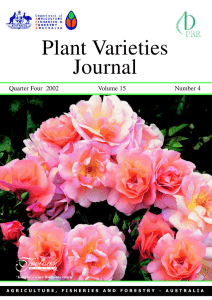 Plant Varieties Journal