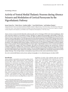 Activity of Ventral Medial Thalamic Neurons during