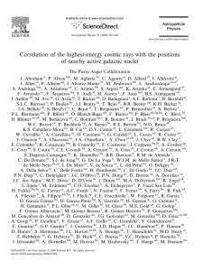 Correlation of the highest-energy cosmic rays with the positions of