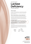 Lactase Deficiency