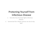 Protecting Yourself from Infectious Disease