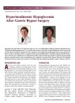 Hyperinsulinemic Hypoglycemia After Gastric Bypass Surgery