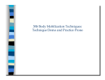 38b Body Mobilization Techniques: Technique Demo and Practice