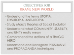 Objectives for Brave New World - Fort Thomas Independent Schools