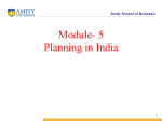 Economic Planning in India
