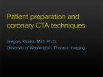 Patient Preparation and Coronary CTA Techniques