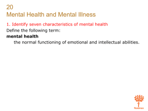 mental illness