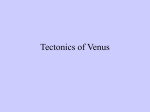 Tectonics of Venus