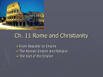 Ch. 11 Rome and Christianity