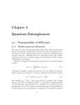 Chapter 4 Quantum Entanglement