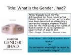Lesson G Gender Jihad Amina Wadud Diff