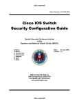 Cisco IOS Switch Security Configuration Guide (NSA)