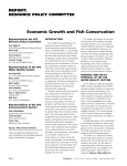 Economic Growth and Fish Conservation