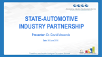 State and Autosector partnership (AIDC)- Dr David