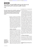 The extents of mitral leaflet opening and closure are - Heart