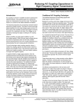 AN1314: Reducing AC Coupling Capacitance in High
