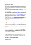 How to use RSS Feeds