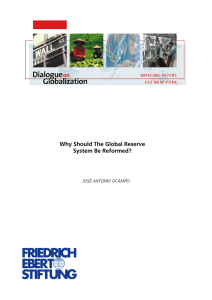 Why should the global reserve system be reformed?
