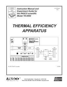 THERMAL EFFICIENCY APPARATUS