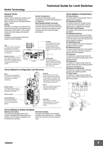 Technical Guide for Limit Switches