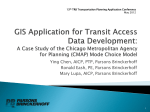 GIS Application for Transit Access Data Development