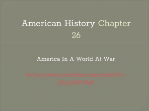 American History Chapter 26