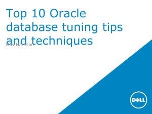 Top 10 Database tuning tips