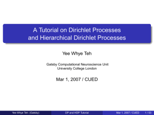 A Tutorial on Dirichlet Processes and Hierarchical Dirichlet Processes
