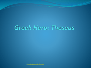 Greek Hero: Theseus
