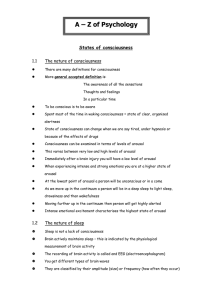 States of consciousness