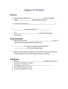 Legacy of Greece Guided Notes