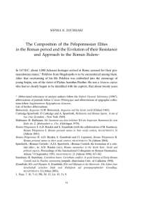 The Composition of the Peloponnesian Elites in the