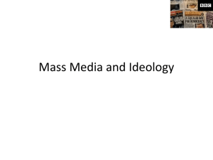 THE IDEOLOGIES OF DIFFERENT GROUPS