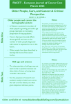 FACET - European Journal of Cancer Care