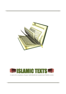 Islamic texts - One Faith One Church