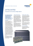 Temperature and Auxiliary Voltage Options