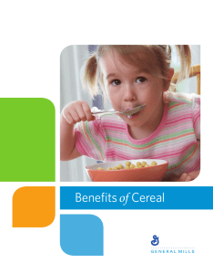 Benefits of Cereal