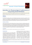 Quinidine for Pharmacological Cardioversion of Long-lasting