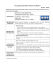 Drug Information Sheet ("Kusuri-no