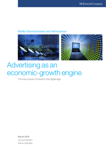 Advertising as an economic-growth engine