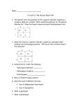 Genetics Test Review Sheet