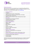 Lewy Body Dementia Diagnostic Symptoms