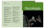 Oecologia Cover Jan 2014