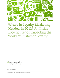 Where is Loyalty Marketing Headed in 2012?