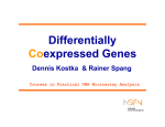 Differentially Coexpressed Genes - Computational Diagnostics Group