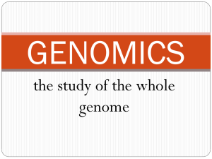 GENOMICS